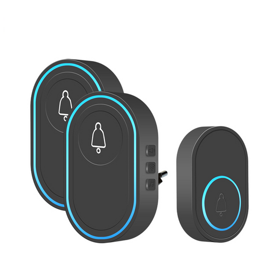 Normale Kabellose Türklingel 1 Taste 2 Klingel